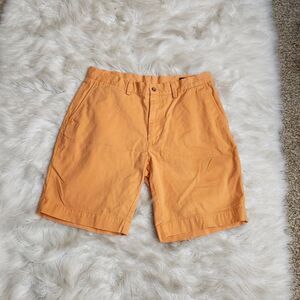 Polo Ralph Lauren Shorts Mens 32 Orange Chino Bermuda Classic Preppy Summer